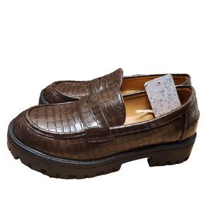 Mudd Slip‑On Loafers Brown Women’s 5 Junior Fit